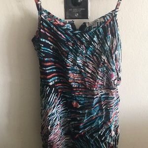 Patterned Summer Dress win Keyhole back